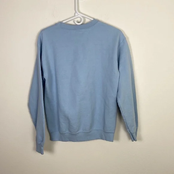 Yale University Mens Small Long Sleeve Pullover Crewneck Sweatshirt Collegiate - Picture 4 of 6